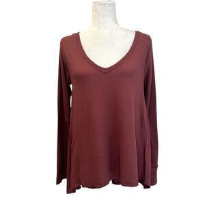 ALTAR’D STATE Wild Ginger Long Sleeve High Low Top Size Small